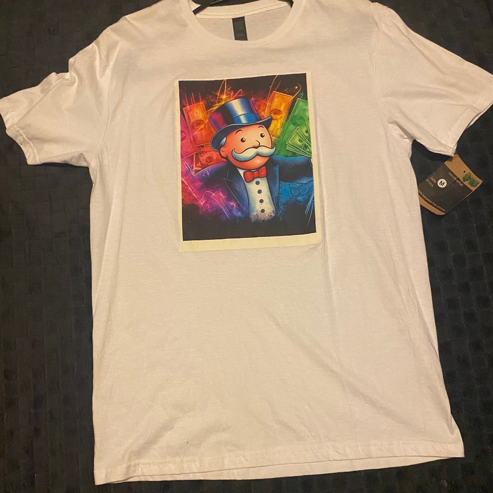 Men’s Monpoly Man TShirt MEDIUM